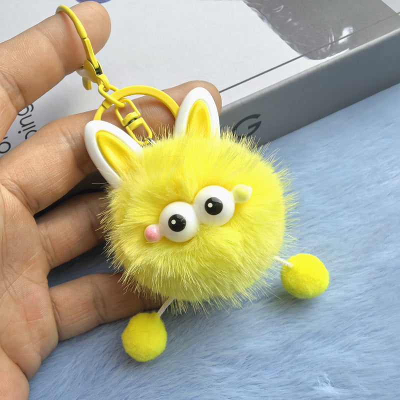 Wholesale 10pcs Ear Elf Plush Cartoon Cute Keychain